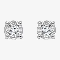 Tru Miracle 1/2 CT. T.W. Lab-Grown White Diamond 10K Gold 5.8mm Stud Earrings