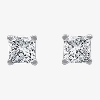 8 CT. T.W. Lab-Grown (G / Si1-Si2) Diamond Princess-cut Stud Earrings 10K or 14K Gold