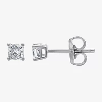 8 CT. T.W. Lab-Grown (G / Si1-Si2) Diamond Princess-cut Stud Earrings 10K or 14K Gold