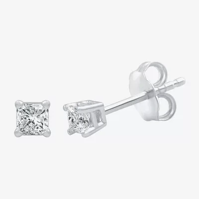 Ever Star (G/ Si1-Si2) 1/4 CT. T.W. Lab Grown White Diamond 10K Gold Stud Earrings