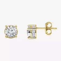 Tru Miracle 1 CT. T.W. Lab Grown White Diamond 14K Gold 6.8mm Stud Earrings