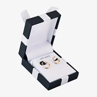 14K Gold 11.5mm Round Hoop Earrings