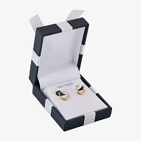 14K Gold 10.7mm Round Hoop Earrings