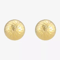 10K Gold 6mm Ball Stud Earrings