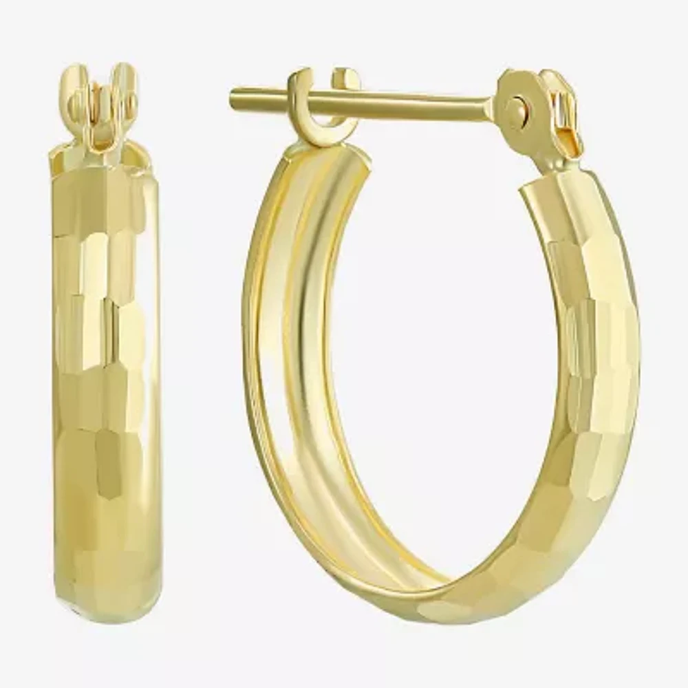 14K Gold Small Hoop Earrings