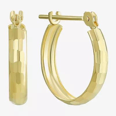 14K Gold Small Hoop Earrings 