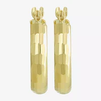 14K Gold Small Hoop Earrings 