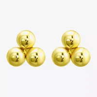 14K Gold 4mm Ball Stud Earrings