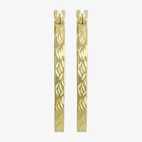 Diamond-Cut 14K Gold 18mm Hoop Earrings  