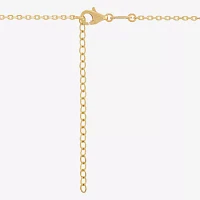 Womens 14K Gold Cross Pendant Necklace