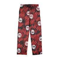 Friday The 13th Mens Crew Neck Short Sleeve 2-pc. Pant Pajama Set