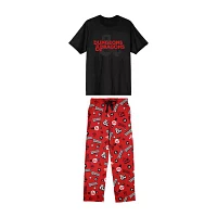 Dungeons And Dragons Mens Crew Neck Short Sleeve 2-pc. Pant Pajama Set