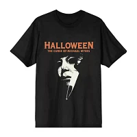 Halloween Mens Crew Neck Short Sleeve 2-pc. Pant Pajama Set