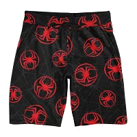 Spider-Man Miles Morales Mens Short Sleeve Crew Neck 2-pc. Shorts Pajama Set