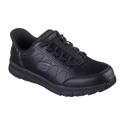 Skechers Hands Free Slip-Ins Mens Nampa Knotly Work Shoes Wide Width