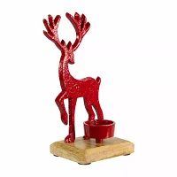 Northlight Reindeer Metal Tealight Candle Holder