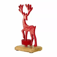 Northlight Reindeer Metal Tealight Candle Holder