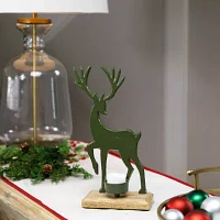 Northlight 10.5" Reindeer Tealight Candle Holder