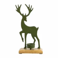 Northlight 10.5" Reindeer Tealight Candle Holder