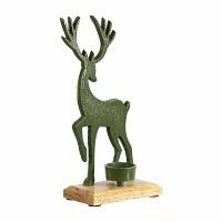 Northlight 10.5" Reindeer Tealight Candle Holder