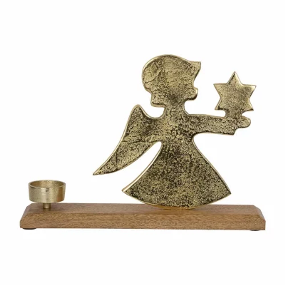 Northlight 12" Angel Tealight Candle Holder