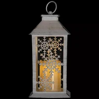 Northlight Led Snowflakes Lantern Candle Holder