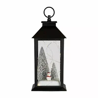 Northlight Led  Snowman Winter Scene Lantern Candle Holder