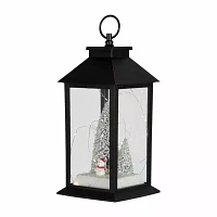 Northlight Led  Snowman Winter Scene Lantern Candle Holder