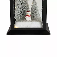 Northlight Led  Snowman Winter Scene Lantern Candle Holder