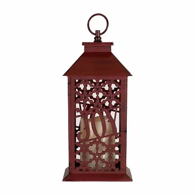 Northlight Snowflakes "Joy" Candle Decorative Lantern