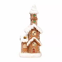 Northlight Led 2-Tier Gingerbread House Lighted Christmas Tabletop Decor