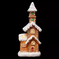 Northlight Led 2-Tier Gingerbread House Lighted Christmas Tabletop Decor