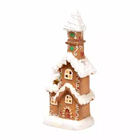 Northlight Led 2-Tier Gingerbread House Lighted Christmas Tabletop Decor