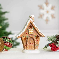 Northlight 7" Led Gingerbread House Lighted Christmas Tabletop Decor