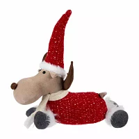 Northlight 12" Plush Moose Christmas Tabletop Decor