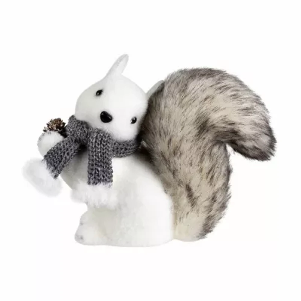 Northlight 8" Squirrel With Pinecone Christmas Tabletop Decor