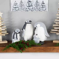 Northlight 11.5" Penguin With Scarf Christmas Tabletop Decor