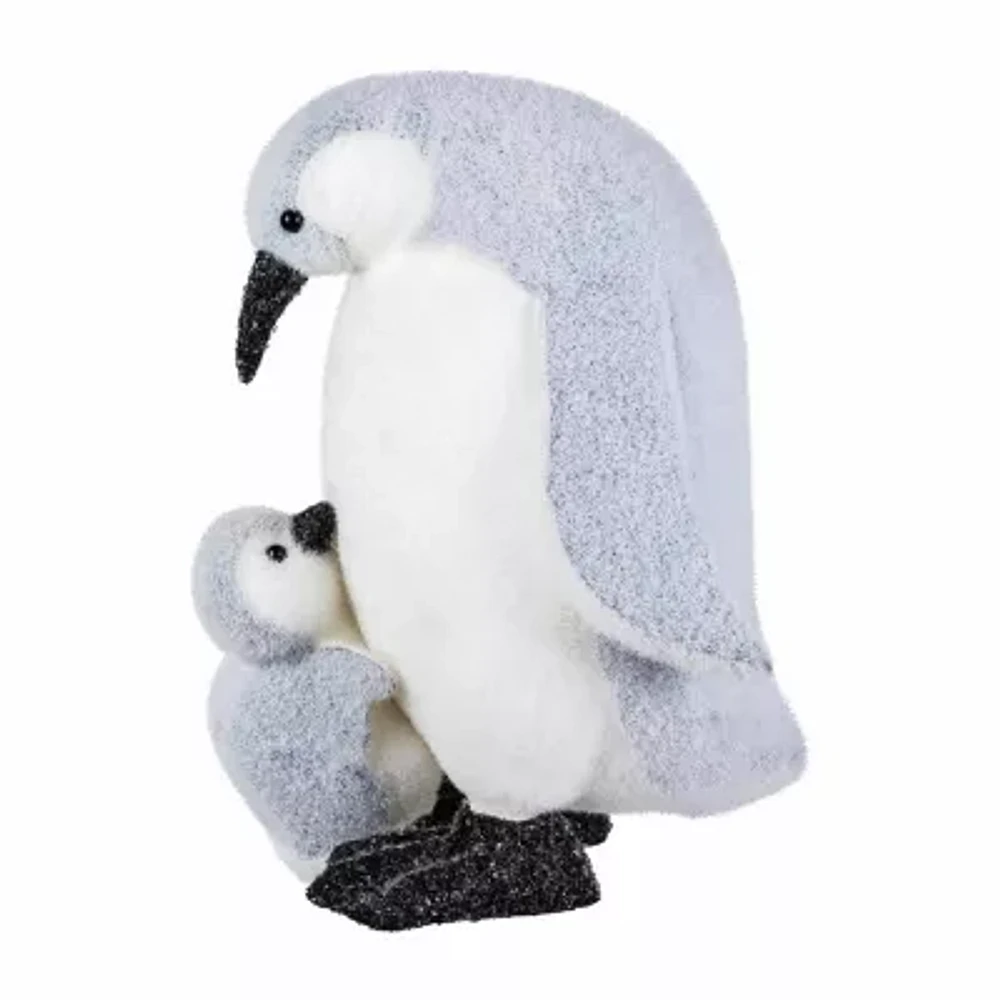 Northlight Mother Penguin With Chick Christmas Tabletop Decor