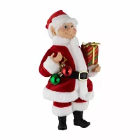 Northlight 14" Santa Elf With Gift Christmas Tabletop Decor