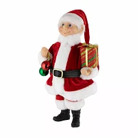 Northlight 14" Santa Elf With Gift Christmas Tabletop Decor