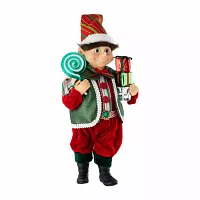 Northlight Lollipop Elf With Gifts Christmas Tabletop Decor