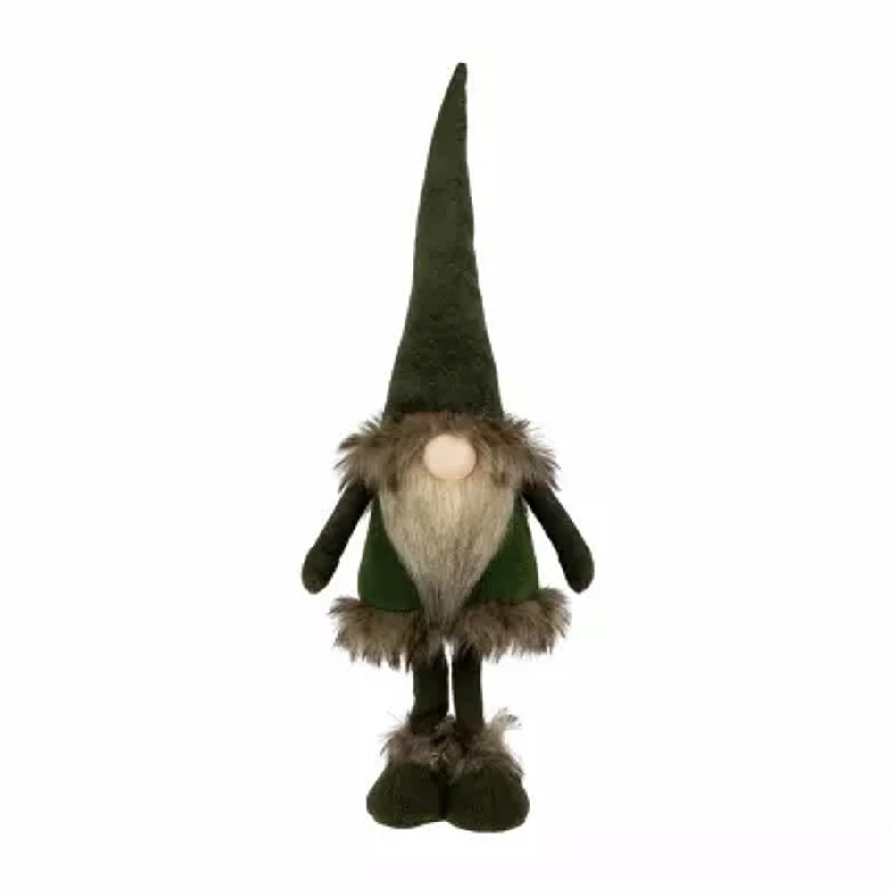 Northlight 19" Plush Faux Fur Christmas Gnome