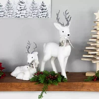 Northlight Reindeer Mom And Calf Christmas Tabletop Decor