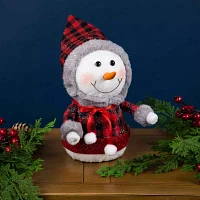 Northlight 7.5" Snowman With Coat Christmas Tabletop Decor