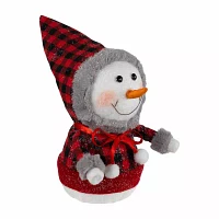 Northlight 7.5" Snowman With Coat Christmas Tabletop Decor