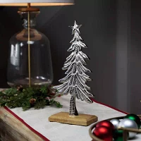 Northlight Embossed Swaying Metal Christmas Tabletop Tree