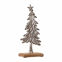 Northlight Embossed Swaying Metal Christmas Tabletop Tree