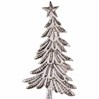 Northlight Embossed Swaying Metal Christmas Tabletop Tree