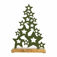 Northlight 11" Stars Metal Christmas Tabletop Tree