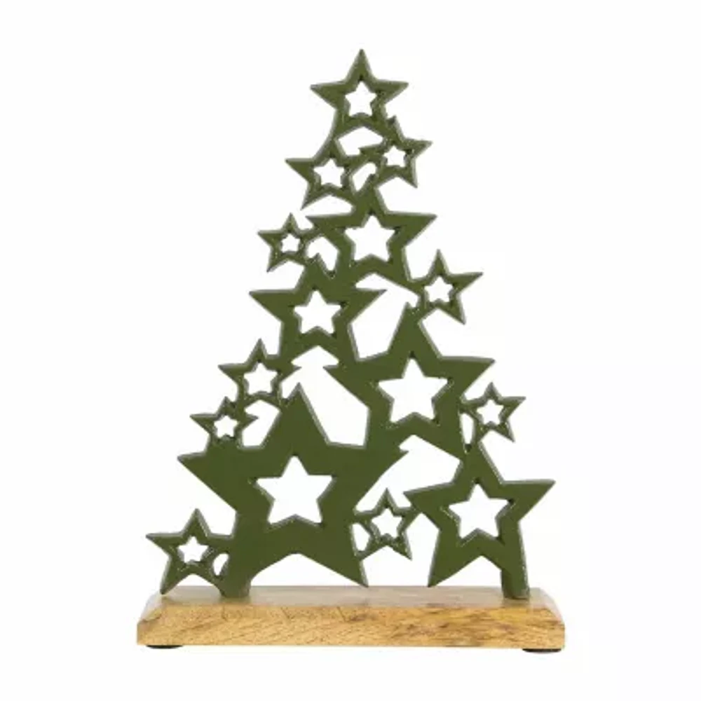 Northlight 11" Stars Metal Christmas Tabletop Tree